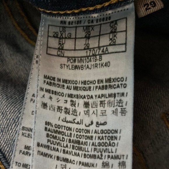 Guess Los Angeles Power Curvy Mid Jeans size 29 - Picture 7 of 10